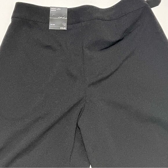 INC• Womens Belted Mid-Rise Wide Leg Pants - Picture 8 of 11